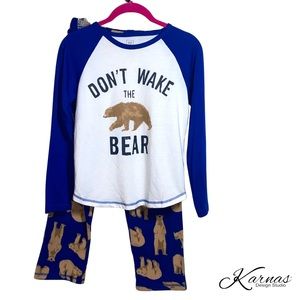 GAP Kids Fleece Pajama Set Boy’s LG